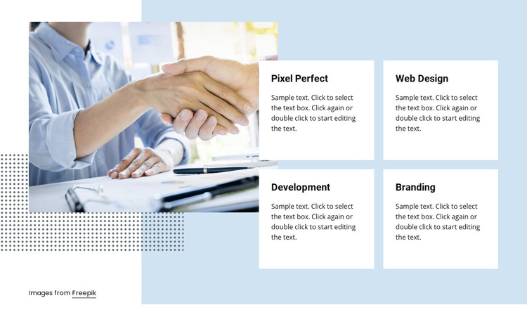 Digital agency services Homepage Design