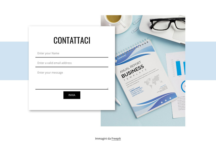Modulo di contatto Modello HTML