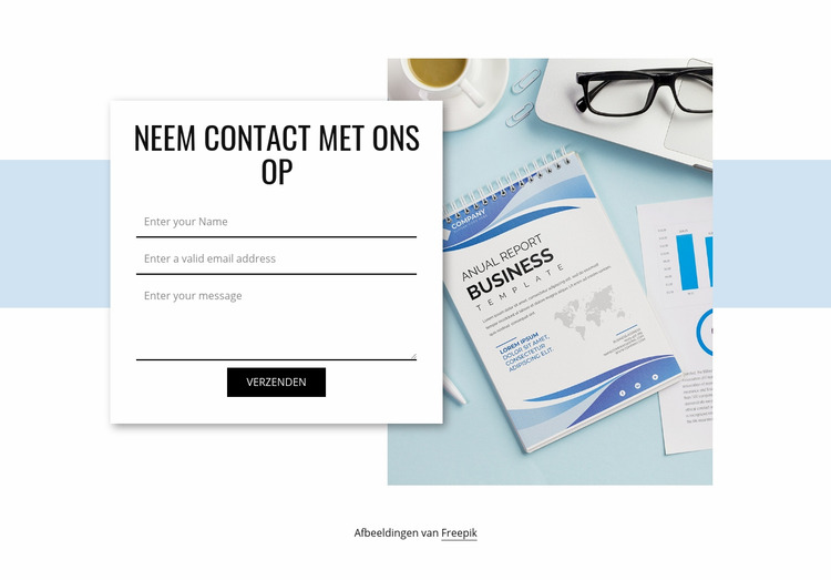 Neem contact met ons op Joomla-sjabloon