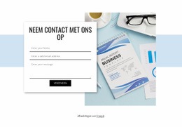 Neem Contact Met Ons Op - Websitebouwer Met Slepen En Neerzetten