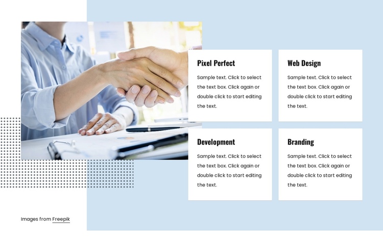 Digital agency services One Page Template