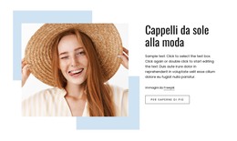 Cappelli Da Sole Alla Moda - Modello Web