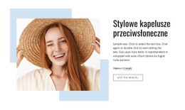 Stylowe Czapki Przeciwsłoneczne - Strona Docelowa Na Dowolne Urządzenie