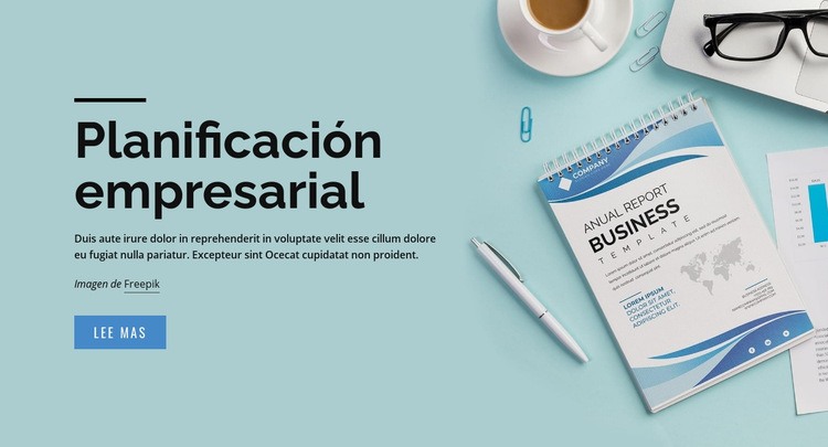 Soluciones de planes de negocios Plantilla HTML5