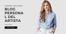 Blog Personal Del Artista: Plantilla Joomla Multipropósito