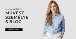 Művész Személyes Blogja - Ingyenes Webhelysablon