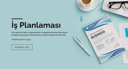 İş Planı Çözümleri - HTML Web Sitesi Şablonu