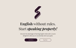 Anglické Vzdělávání Bez Pravidel - HTML Layout Builder