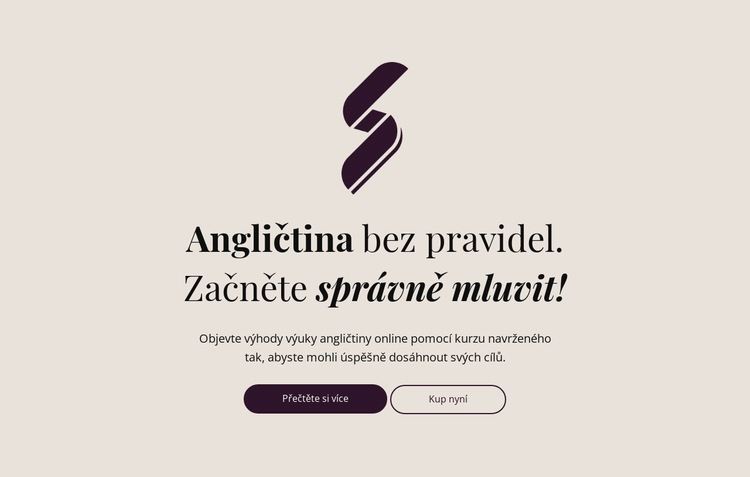 Anglické vzdělávání bez pravidel Téma WordPress