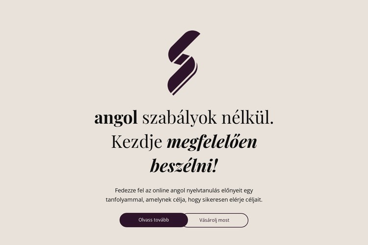 Az angol oktatásnak nincs szabálya CSS sablon