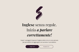 Istruzione Inglese Senza Regole - Bellissimo Costruttore Di Siti Web