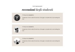 Recensioni Degli Studenti Di Affari