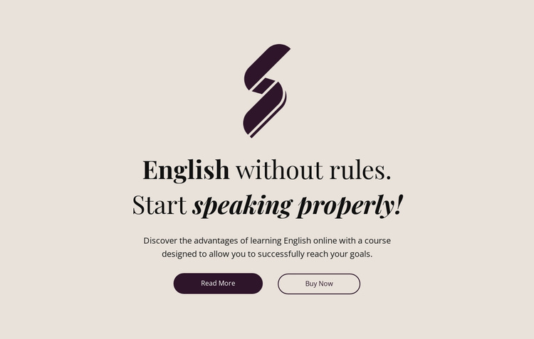 English education no rules Joomla Template