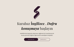 İngilizce Eğitimi Kural Yok Için Önyükleme HTML'Si