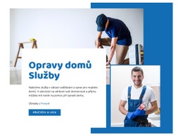 Renovace Domů Jednoduchá Šablona CSS