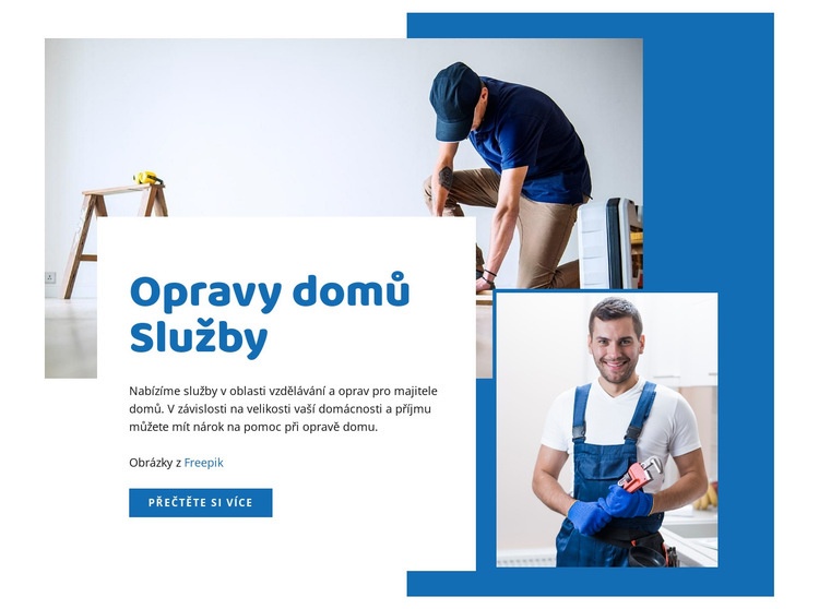  Renovace domů Šablona webové stránky