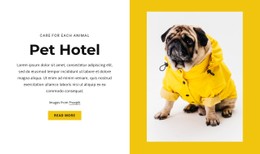 Pet And Animal Hotel Flexbox Template