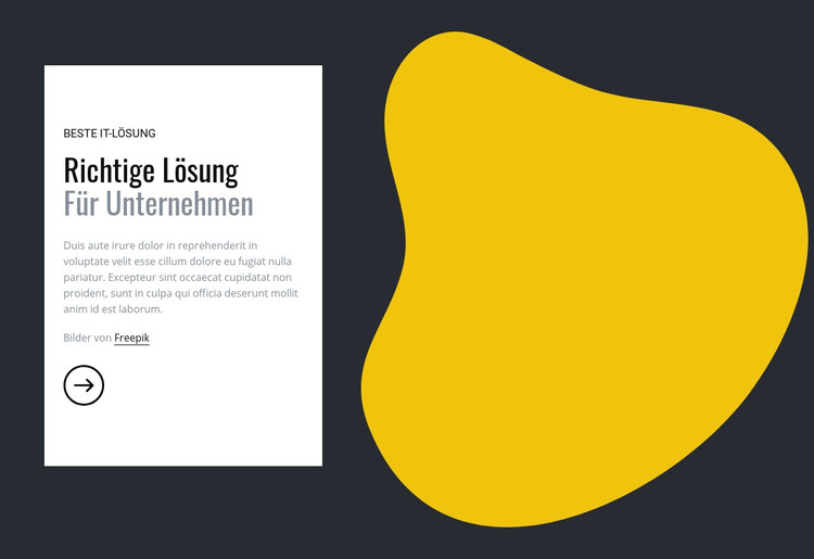 IT-Lösungen für Unternehmen HTML-Vorlage