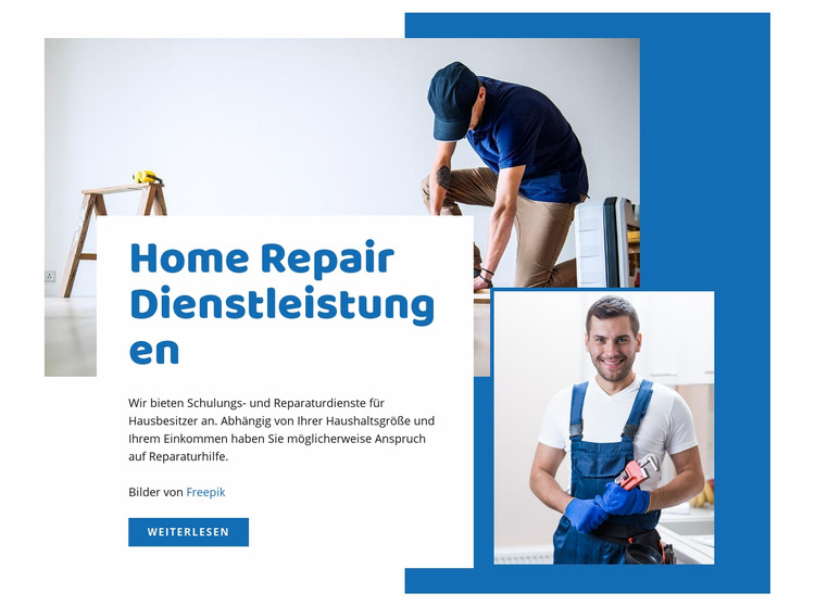  Hausrenovierungsservice Joomla Vorlage