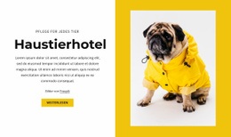 Haustier- Und Tierhotel - Website-Vorlagen
