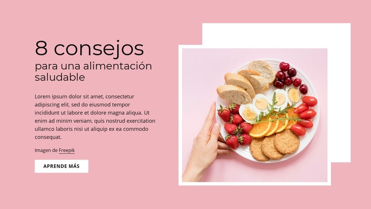 Catering servicios de comida Plantillas de creación de sitios web