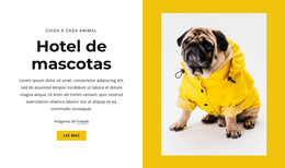 Hotel Para Mascotas Y Animales: Plantilla De Sitio Web Sencilla