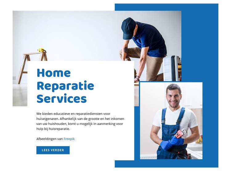  Renovatie van huizen Html Website Builder