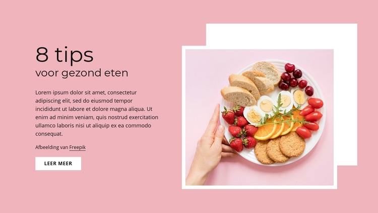 Catering-voedseldiensten HTML5-sjabloon