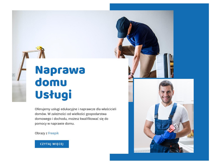  Usługi remontowe domów Szablon HTML