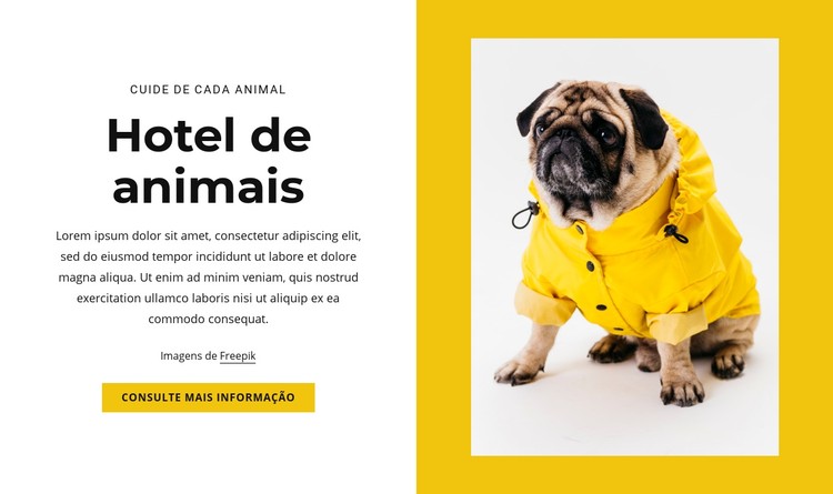 Hotel para animais de estimação Template CSS