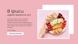 Catering Yemek Hizmetleri - Web Sitesi Şablonları