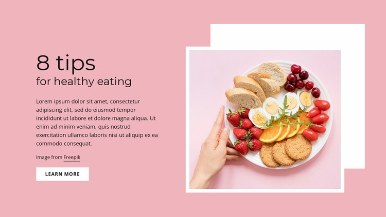 Catering food services Landing Page