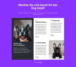 Responsive HTML Für Hundepension