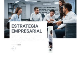 Equipo De Consultoría Empresarial - Página De Destino De Arrastrar Y Soltar