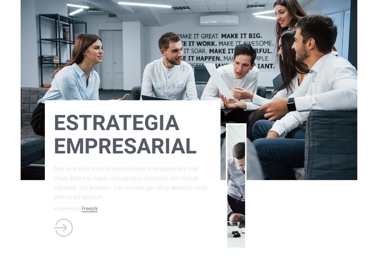 Equipo de consultoría empresarial Plantilla CSS