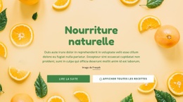 Nourriture Saine Naturelle - Créateur De Sites Web Créatifs Et Polyvalents