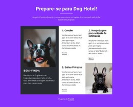 Serviços De Hospedagem Para Cães - Maquete De Site Gratuita
