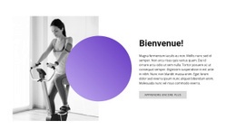 Bienvenue Au Club De Sport - Belle Conception De Site Web