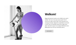 Welkom Bij Sportclub - Website-Ontwerpsjabloon