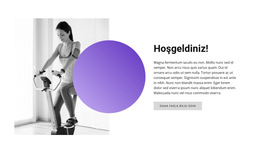 Spor Kulübüne Hoş Geldiniz - Web Sitesi Tasarım Şablonu