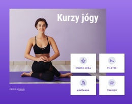 Rozvržení CSS Pro Lekce Jógy A Pilates