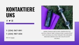 Kontaktiere Uns Heute - Responsive HTML-Vorlage