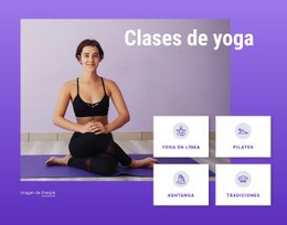 Creador De Sitios Web Multipropósito Para Clases De Yoga Y Pilates