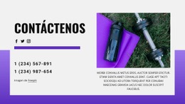 Póngase En Contacto Con Nosotros Hoy Plantilla De Sitio Web CSS