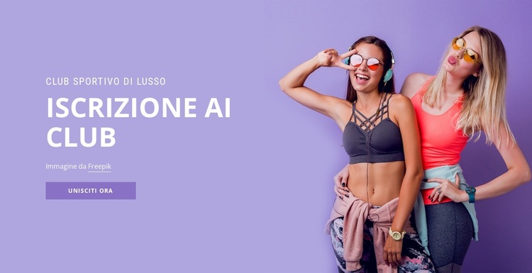 Club di appartenenza sportiva Tema WordPress