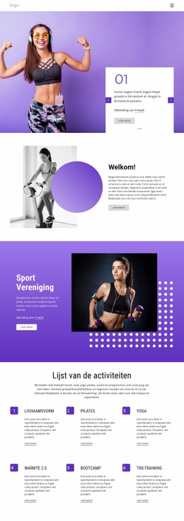 Sport Atletische Club - Mockup Voor Psd-Website