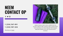 Neem Vandaag Nog Contact Met Ons Op - Webpaginasjabloon