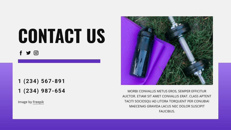 Contact us today Wix Template Alternative