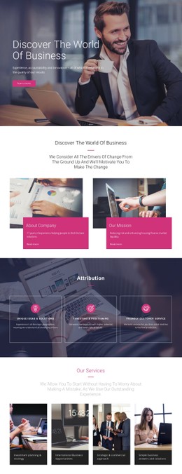 The Largest Management Consultancy Basic CSS Template