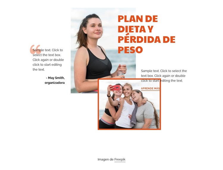 Fitness y culturismo Plantilla CSS